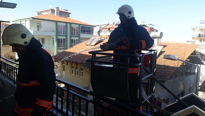 Malatya'daki yangın son anda önlendi 