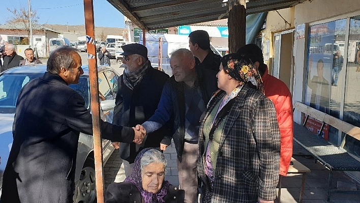 Kızıldaş'tan pazar ziyareti 