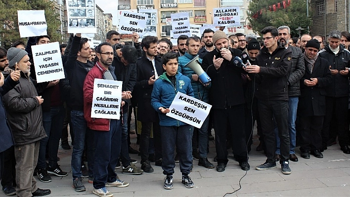 Elazığ'da Mısır'daki idamlara tepki 
