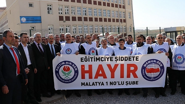 Malatya'da okul müdürüne darp iddiası 