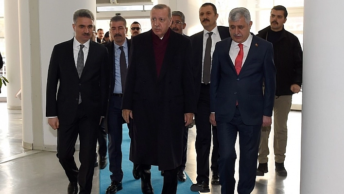 Cumhurbaşkanı Erdoğan'dan Malatya Büyükşehir Belediyesine ziyaret 