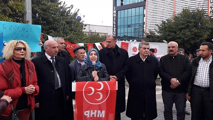 MHP'li kadınlar uyuşturucu ile mücadeleye dikkat çekti 