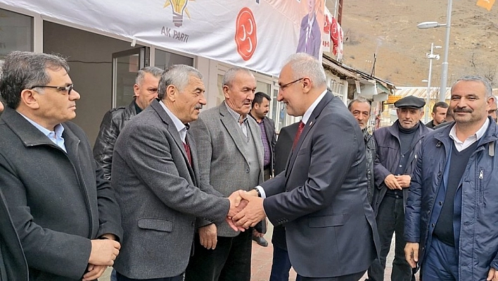 Kahtalı, Kuluncak ilçesinde seçim çalışmalarına katıldı 