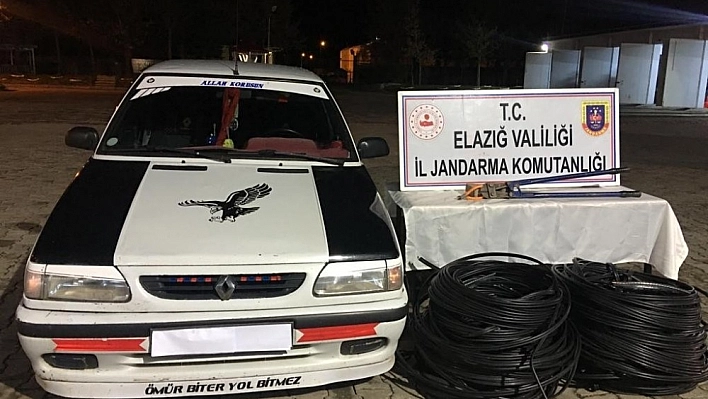 Kablo Hırsızları Suçüstü Yakalandı