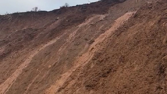 Solhan'da toprak kayması 