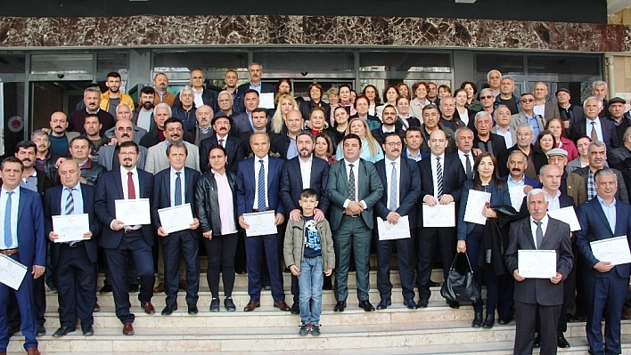 Arguvan Belediye Başkanı Kızıldaş, mazbatasını aldı 