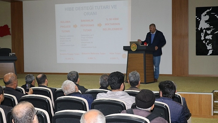 Elazığ'da Sulama Sistemleri Hibe Başvurusu