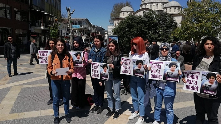 Kadın Meclisinden 'Rabia Naz'a Adalet' eylemi 