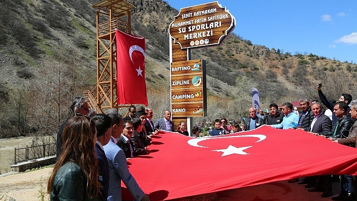Şehit Kaymakam Safitürk adına yaptırılan su sporları merkezi açıldı 