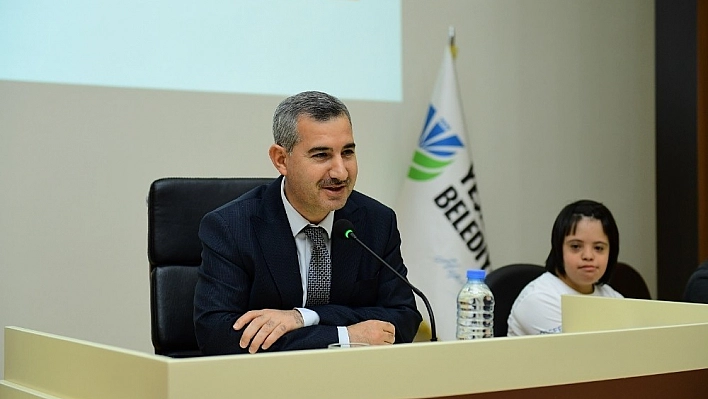 Başkan Çınar özel sporcuları ağırladı 