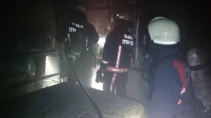 Elazığ'da Ev Yangını