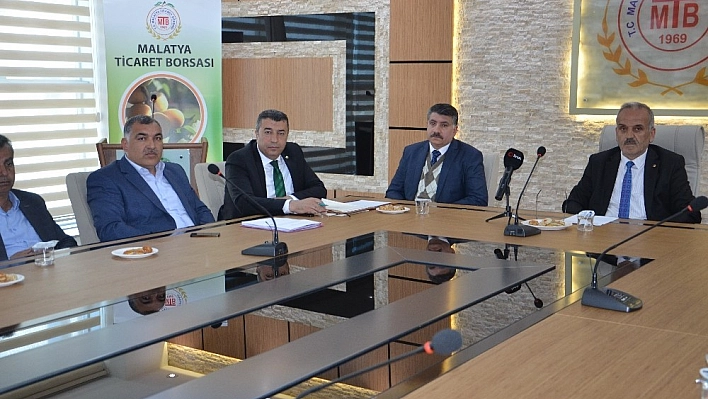Malatya Ticaret Borsası Nisan ayı meclis toplantısı yapıldı 