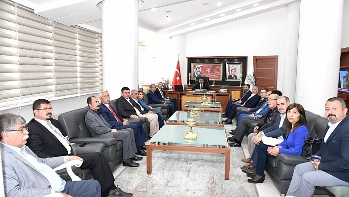 Başkan Gürkan, CHP Heyetini kabul etti 