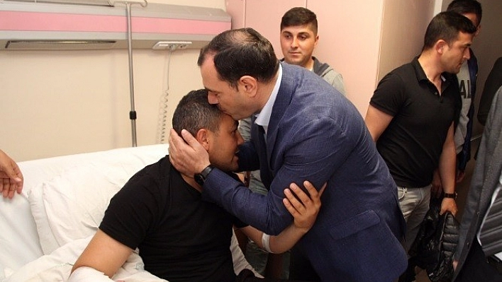 Vali Kaldırım, yaralı Mehmetçikleri ziyaret etti