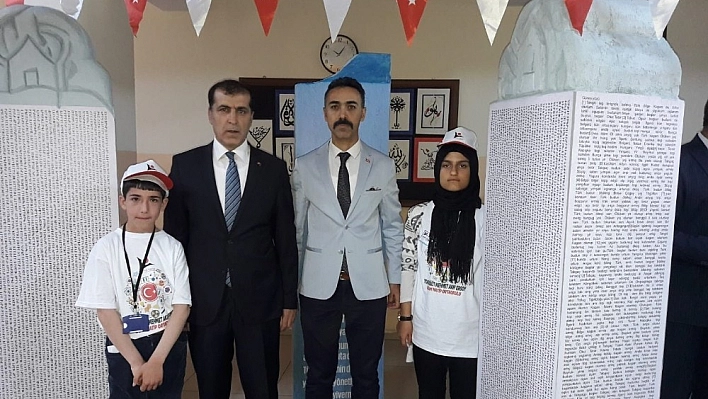 Öğrencilerden Türkçe farkındalık projesi 