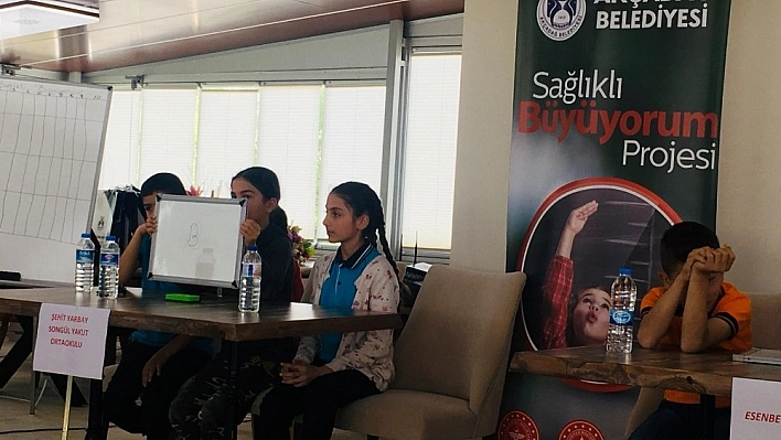 Akçadağ'da 'Sağlıklı Büyüyorum' Projesinin yarışmaları başladı 