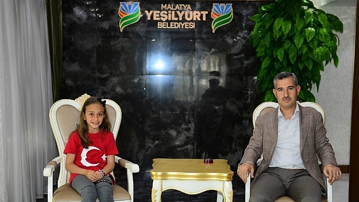 Başkan Çınar, Milli Takım Sporcusu Elif Naz Aktaş'ı ağırladı 