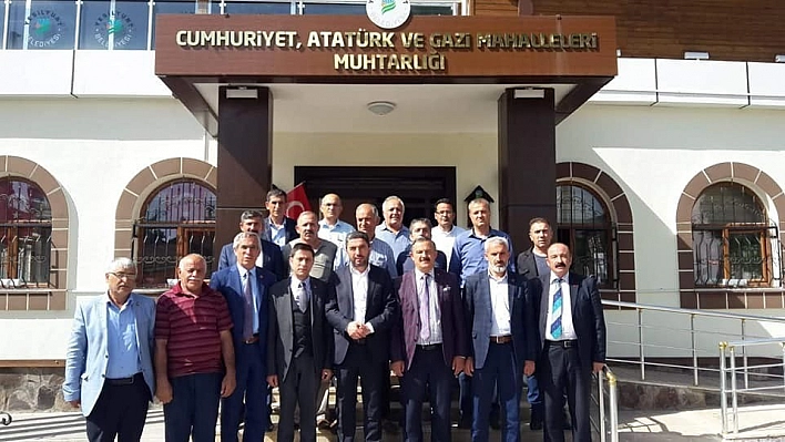 CHP'li Kiraz'dan Yeşilyurt Muhtarlar Derneği'ne ziyaret 