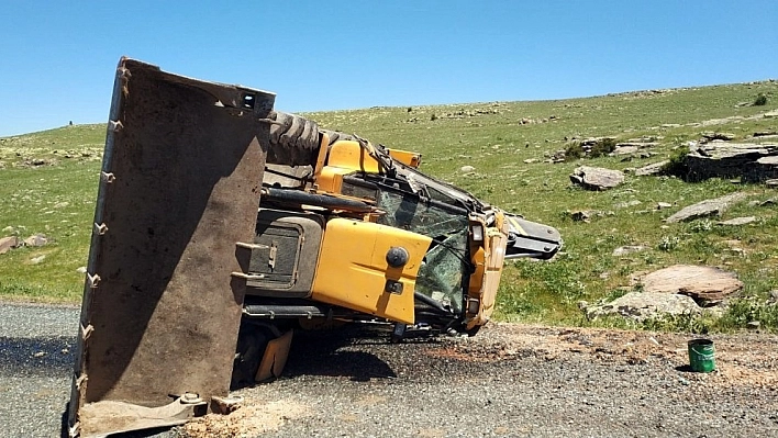 Kepçe,  hayvan sürüsüne çarptı