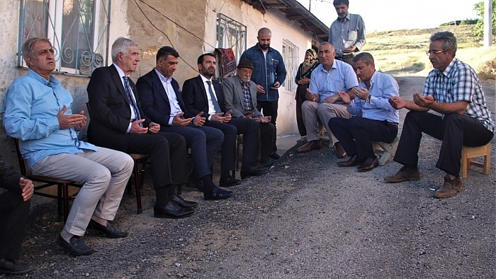 Milletvekili Erol ve  Başkan Şerifoğulları, o mahalleye gitti