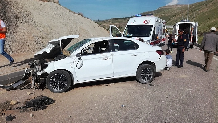 Tünel girişinde kaza: 6 yaralı 