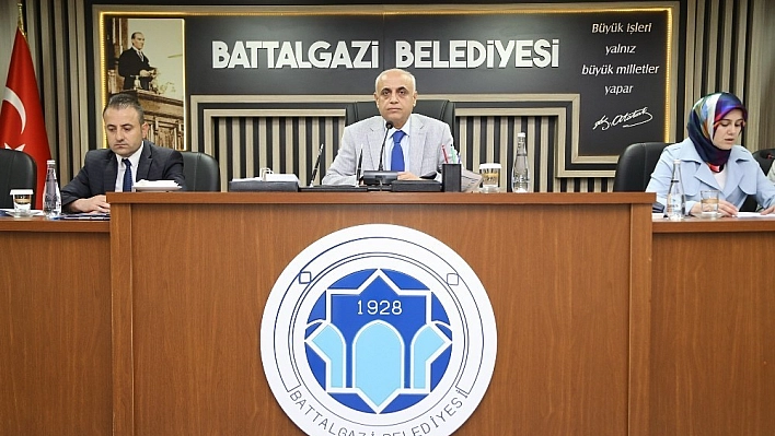 Battalgazi Belediye Meclisi, haziran toplantısını yaptı 