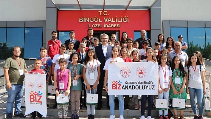 Biz Anadoluyuz Projesi kapsamında öğrenciler Bingöl'e geldi 