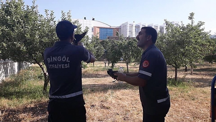 Kargaları itfaiye ekibi kurtardı 