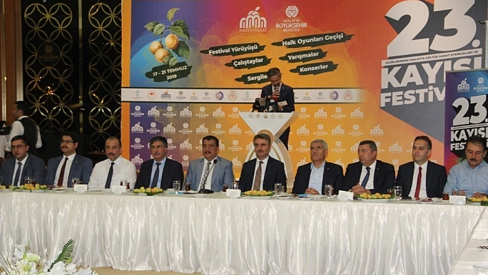 Kayısı Festivali 17-21 Temmuz'da 