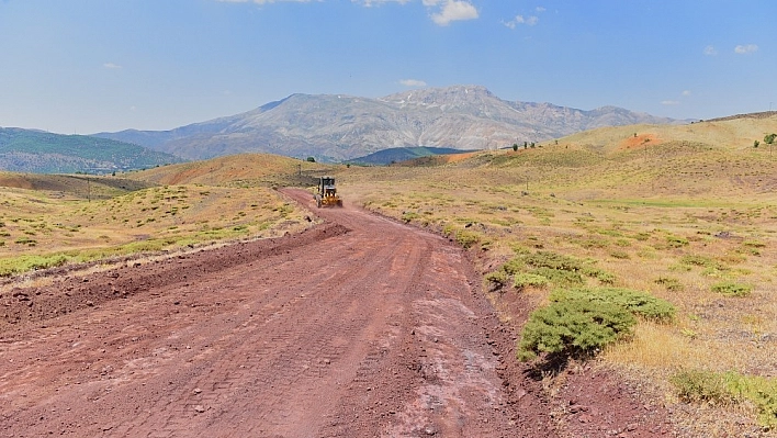 Battalgazi'de yayla yolları genişliyor 