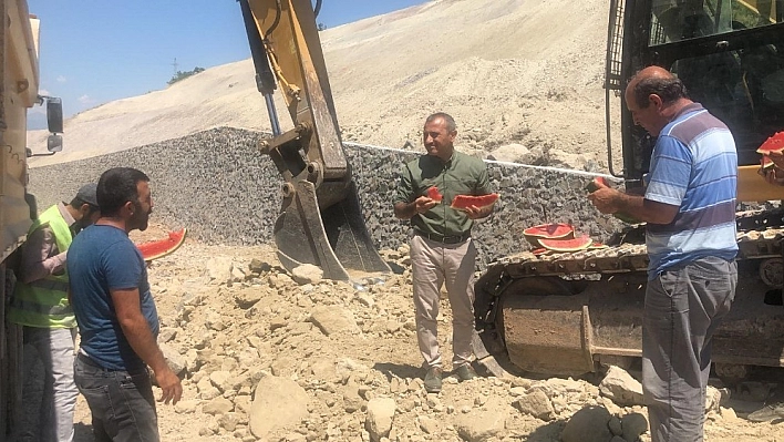 Vali Sonel, İlimizi İlgilendiren Yol Çalışmasını İnceledi