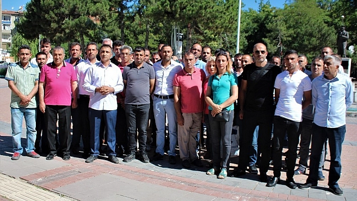 İşten Çıkarılan İşçiler Basın Açıklaması Yaptılar
