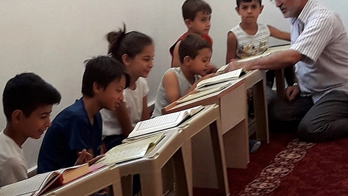 Çemişgezek'te Yaz Kur'an Kurslarına yoğun ilgi 