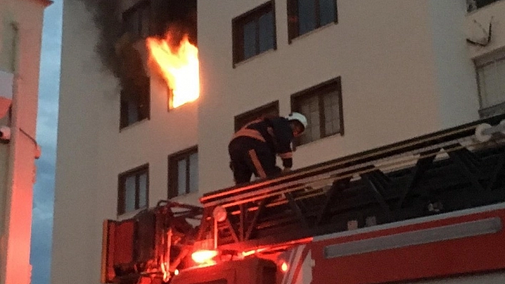 Malatya'da ev yangını 