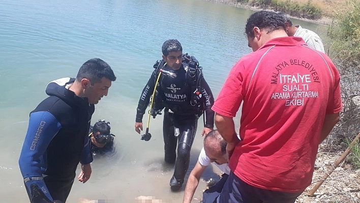 Malatya'da baraj gölüne giren genç boğuldu 