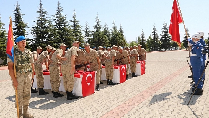 Kısa dönem jandarma erlerin yemin töreni heyecanı 