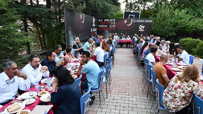 Vali Sonel, şehit aileleri ve gazilerle bir araya geldi 