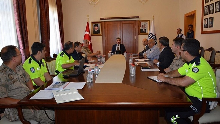 Trafik değerlendirme toplantısı düzenlendi 