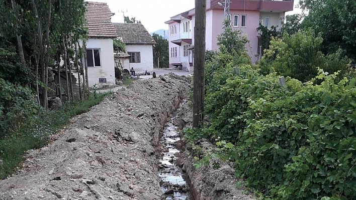 Akçadağ'da kanalizasyon tepkisi 