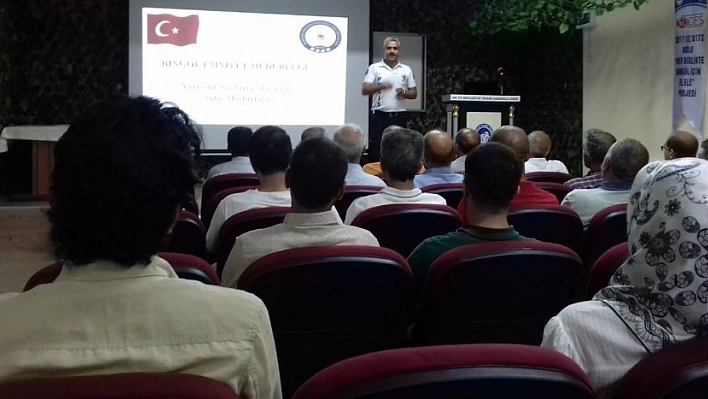 Bingöl'de 'Uyuşturucuyla Mücadele' semineri 