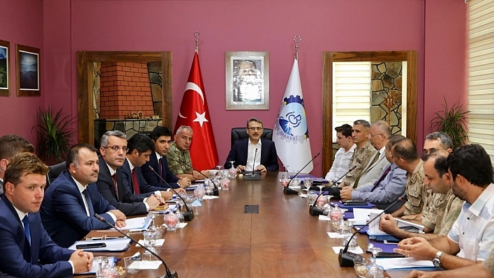 Bingöl'de Güvenlik ve Asayiş Koordinasyon Toplantısı 