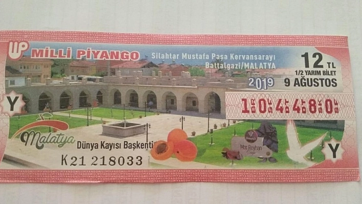 Milli Piyango biletlerinde Malatya'ya yer verildi 