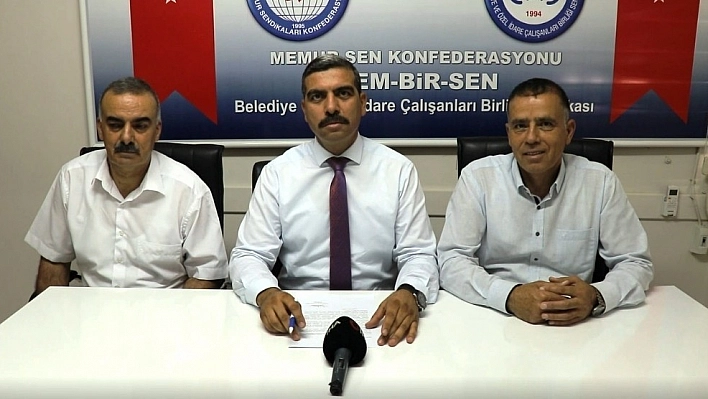 Bem-Bir-Sen Başkanı Hanbay'dan Gürkan'a teşekkür 