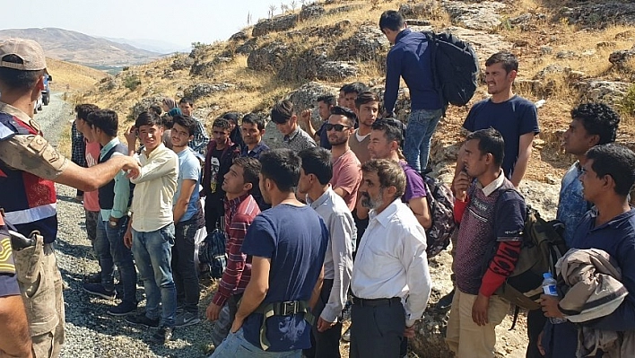 Malatya'da 39 kaçak göçmen yakalandı 