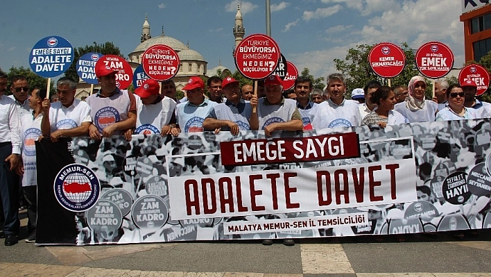 Memur-Senden 'Emeğe Saygı, Adalete Davet 'açıklaması 