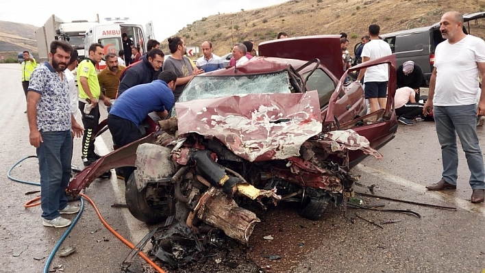 Malatya'da trafik kazası: 1 ölü, 7 yaralı 