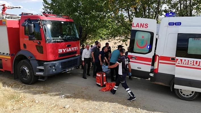 Su kuyusuna düşen şahıs yaralandı 