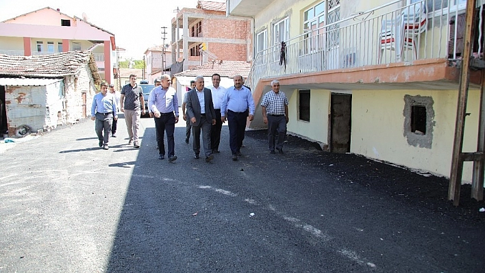 Hanımınçiftliği sıcak asfalta kavuştu 