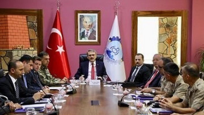 Bingöl'de il güvenlik ve asayiş koordinasyon toplantısı 