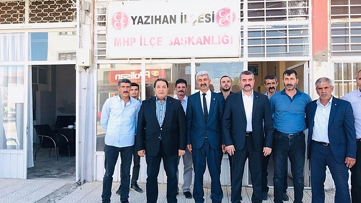 MHP'den Yazıhan ilçesine ziyaret 